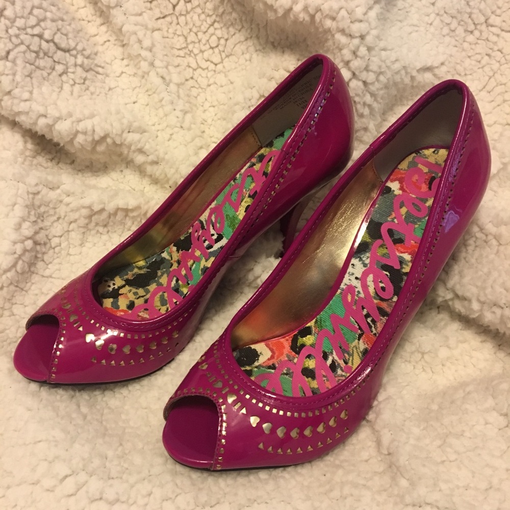 Magenta High Heels